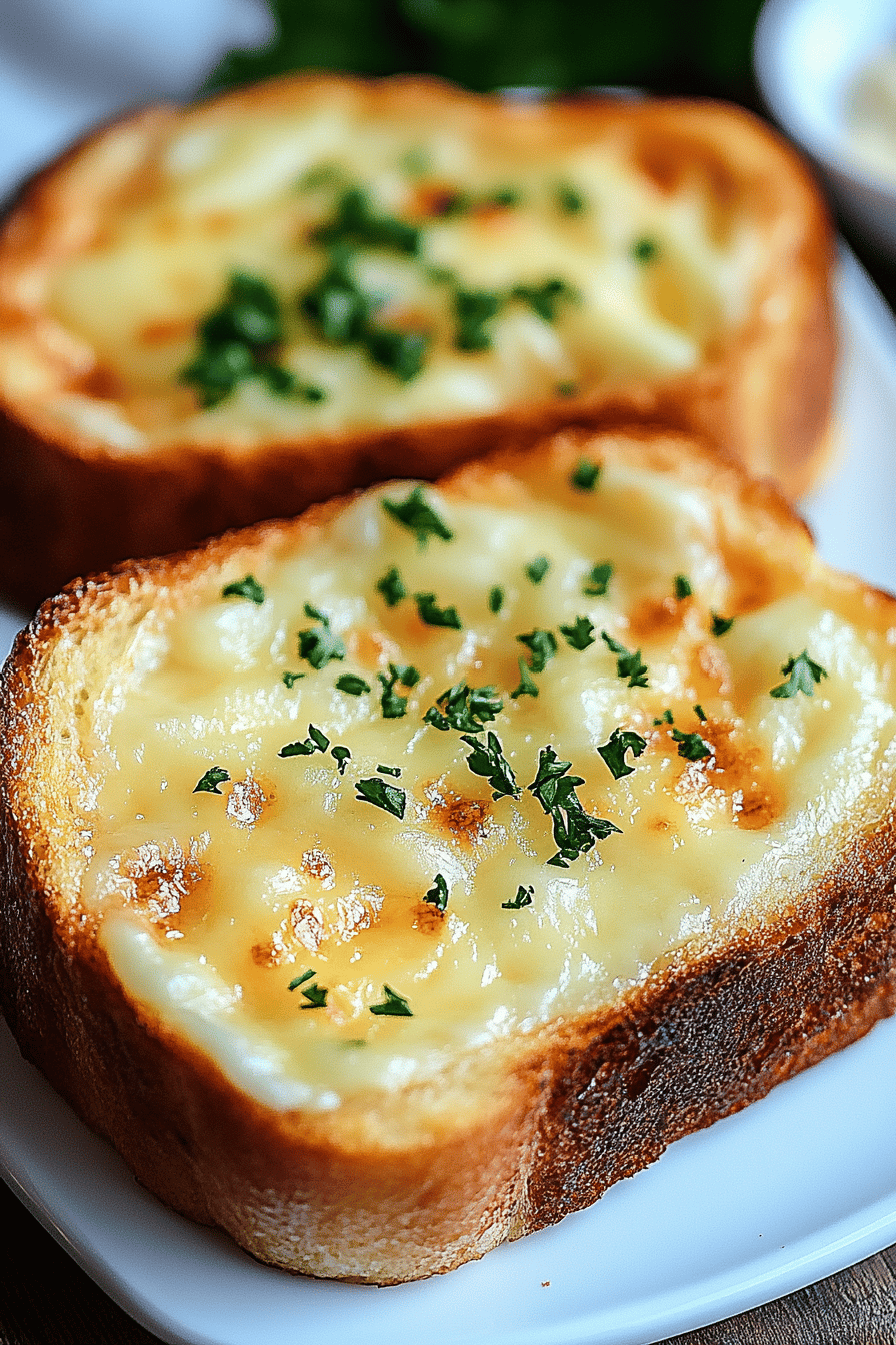 Cheesy Texas Toast ingredients organized and measured on kitchen counter
