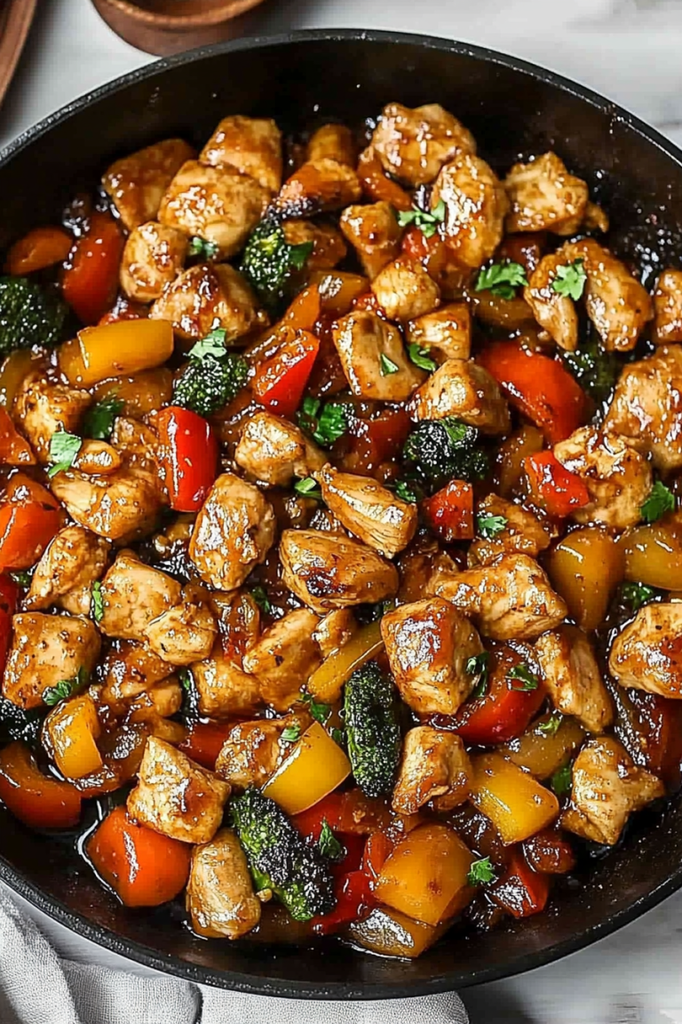Chicken Peppers Stir Fry