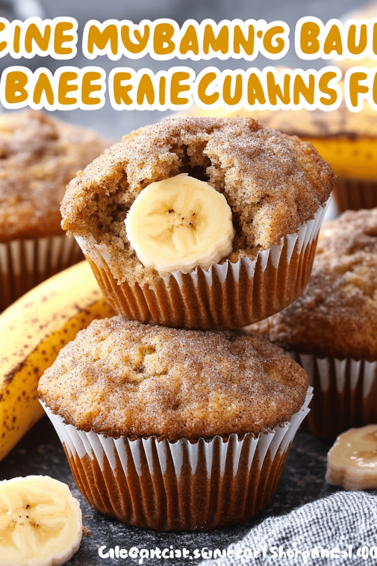Cinnamon Banana Bread Muffins