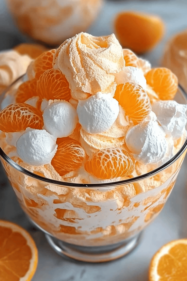 Creamsicle Orange Fluff