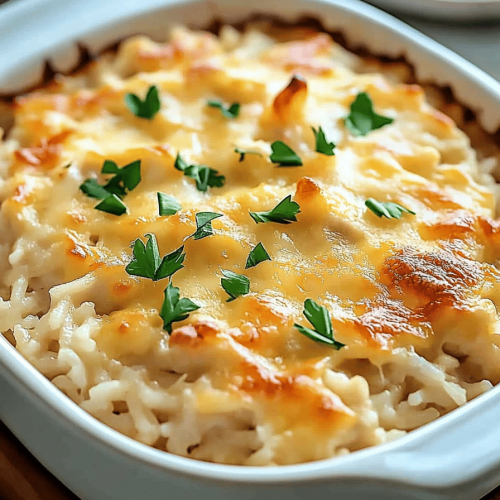 Creamy Chicken Rice Casserole
