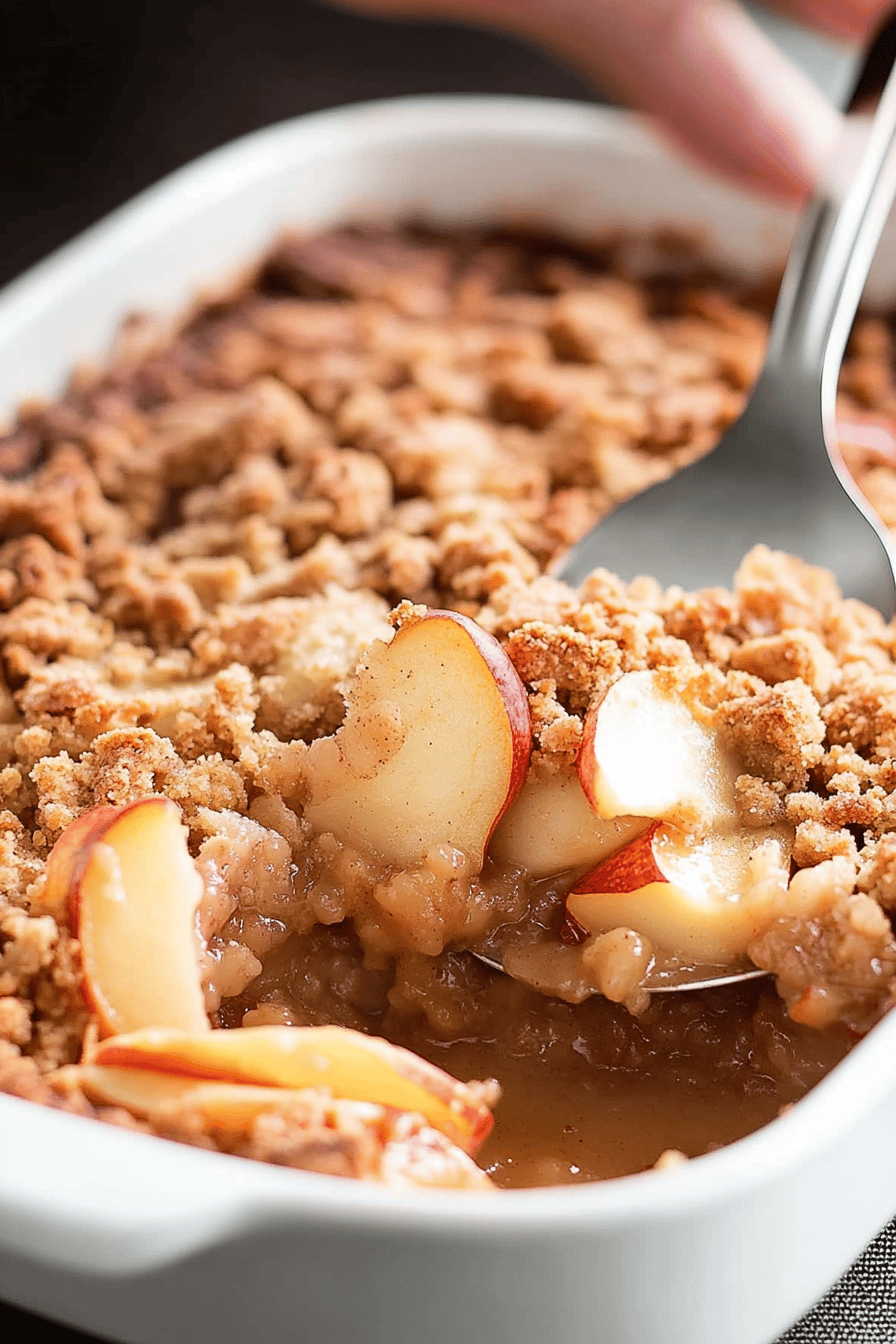 Gluten-Free Apple Crumble slice on plate showing perfect texture and swirl pattern