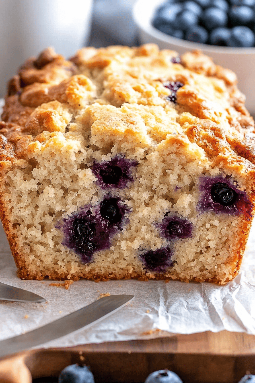 Gluten-Free Blueberry Quickbread ingredients organized and measured on kitchen counter