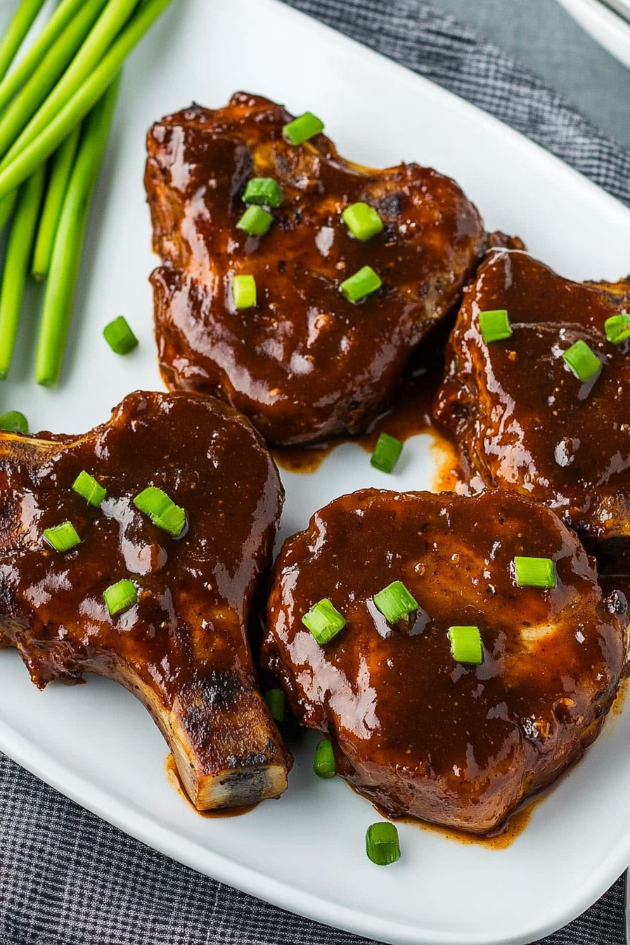 Grill Barbecue Pork Chops