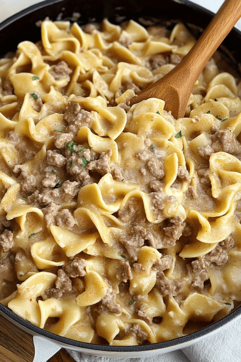 Ground Beef Stroganoff Recipe