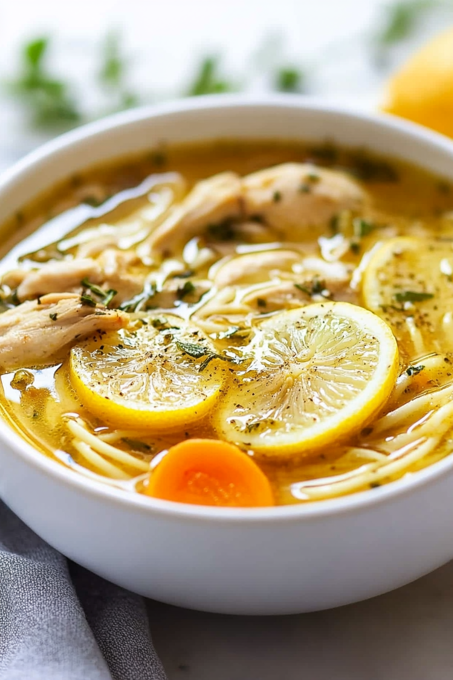 Lemon Chicken Soup