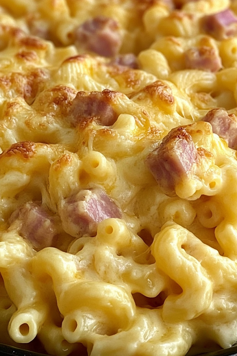 Macaroni Cheese Ham Casserole