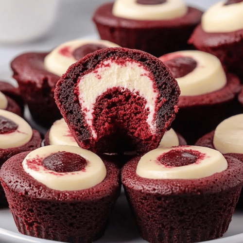 Mini Red Velvet Cheesecakes