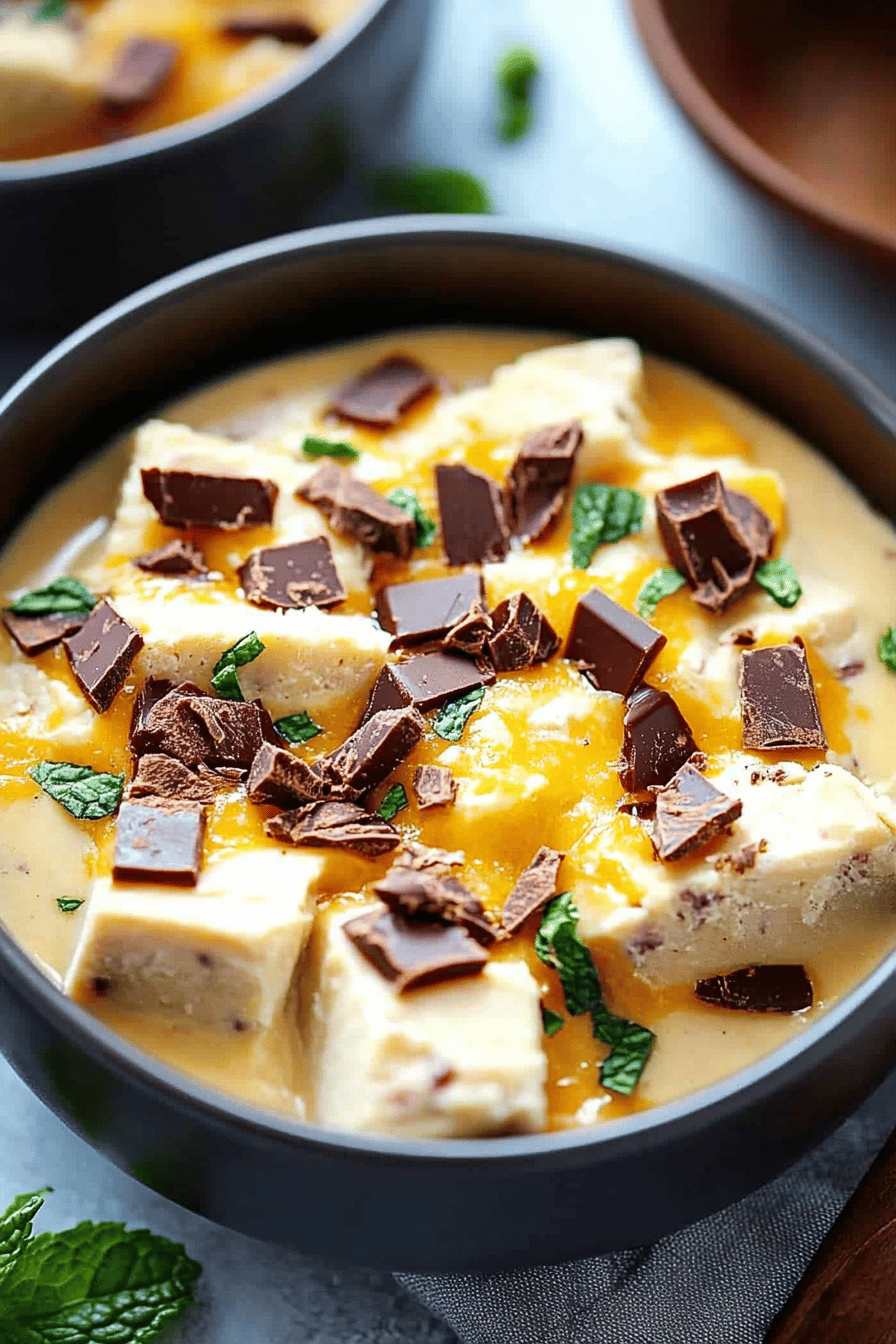 Mint Chocolate Fudge slice on plate showing perfect texture and swirl pattern