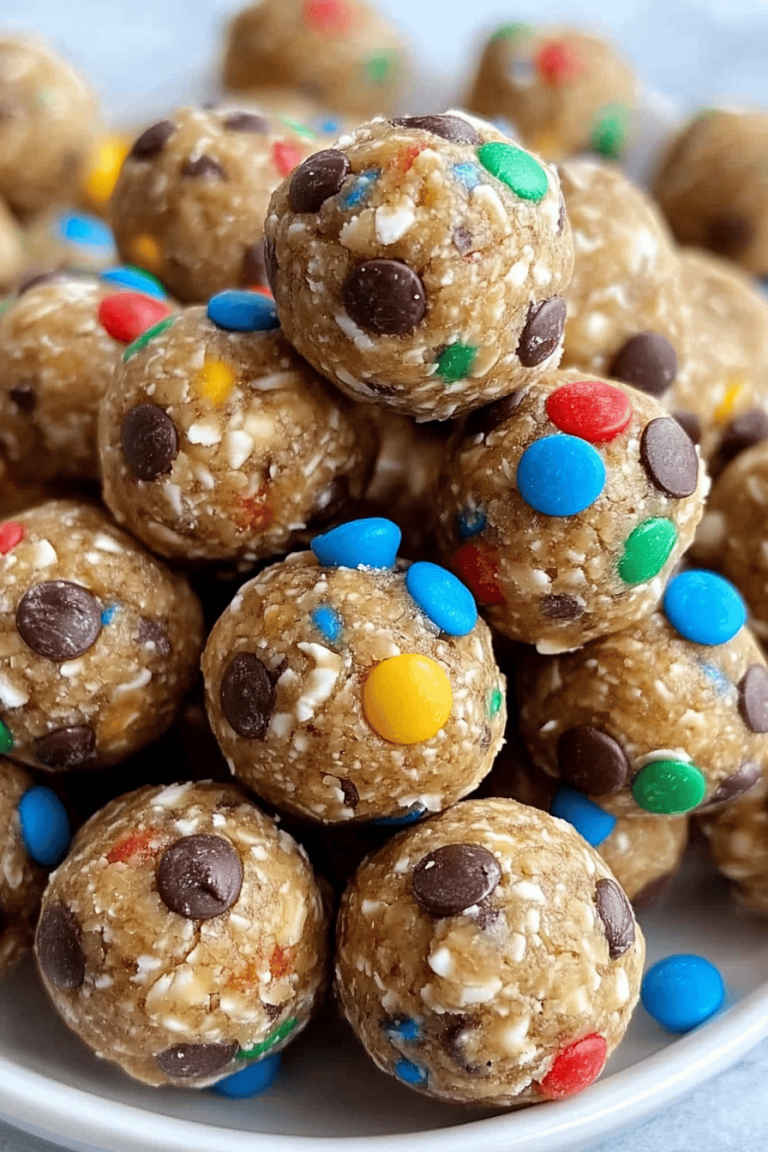Monster Cookie Energy Balls