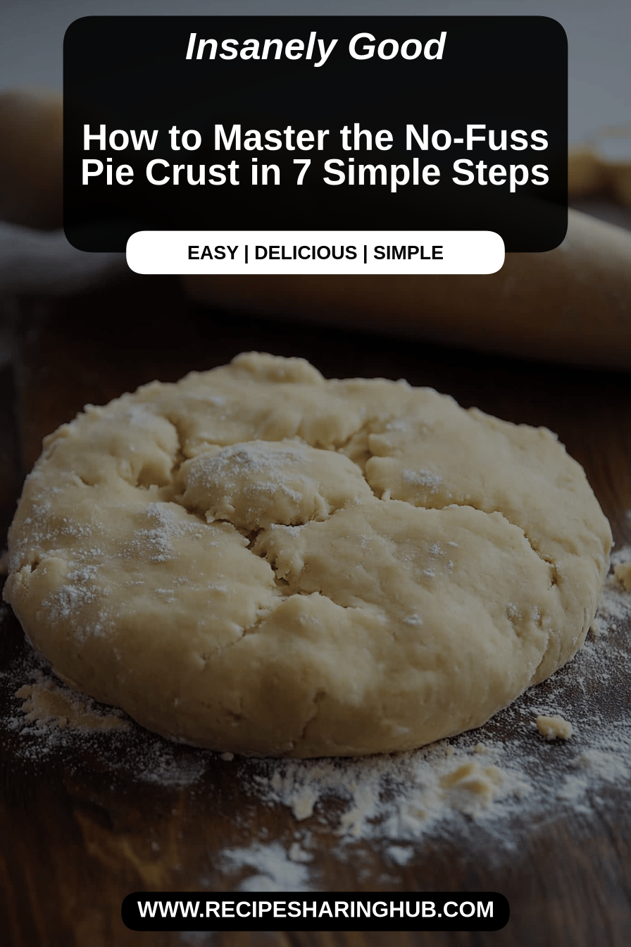 No-Fuss Pie Crust final dish beautifully presented and ready to serve