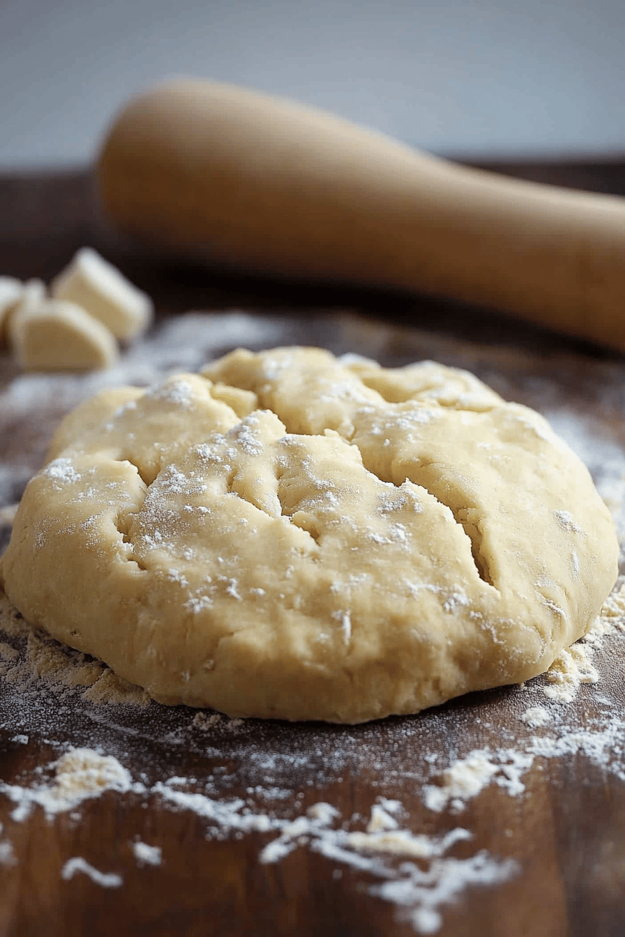 No-Fuss Pie Crust slice on plate showing perfect texture and swirl pattern