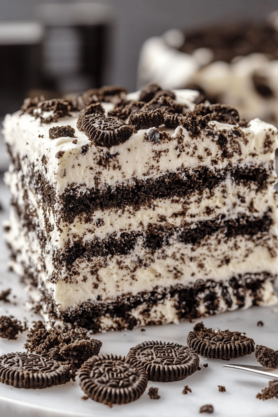 Oreo Icebox Cake