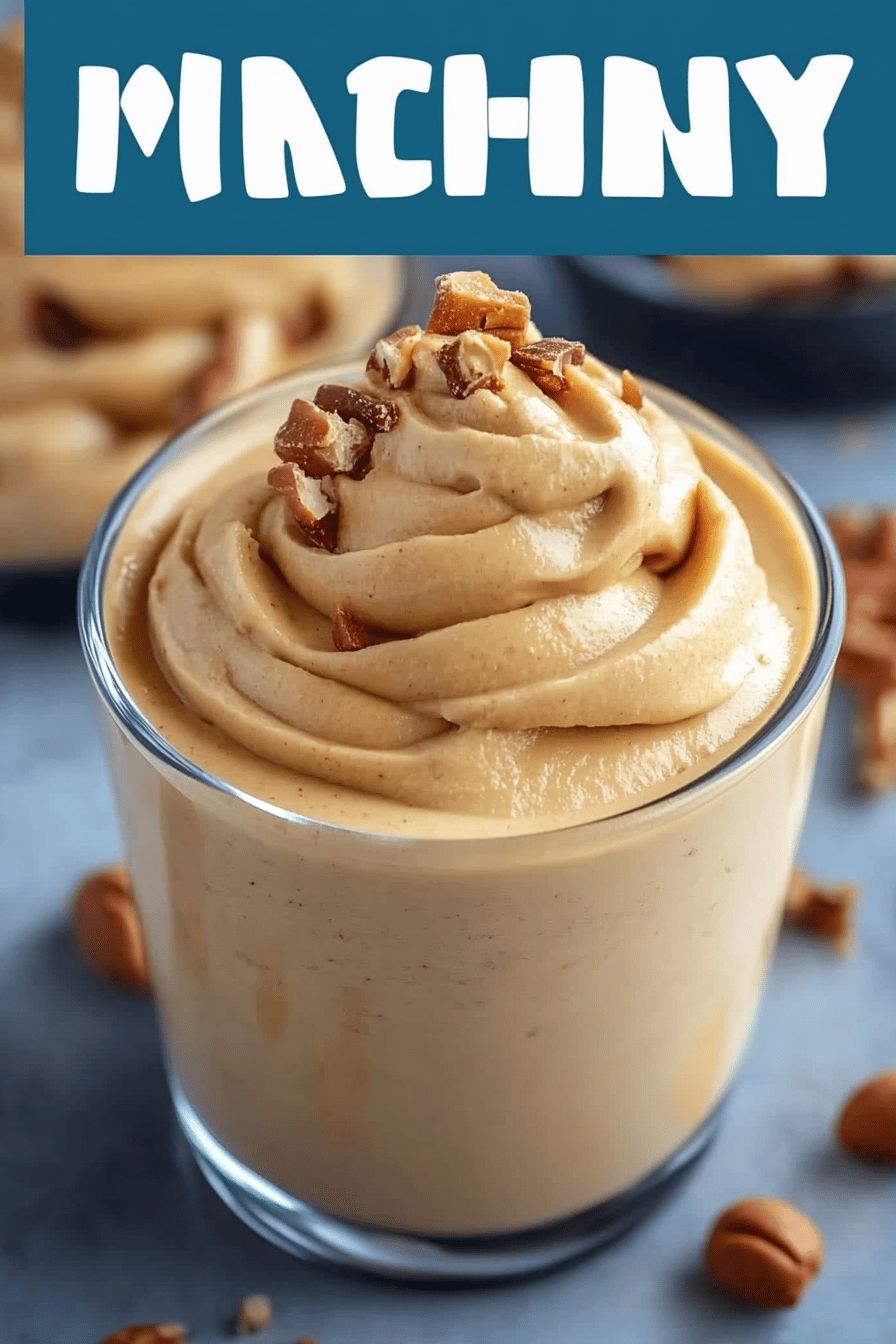 Peanut Butter Mousse slice on plate showing perfect texture and swirl pattern