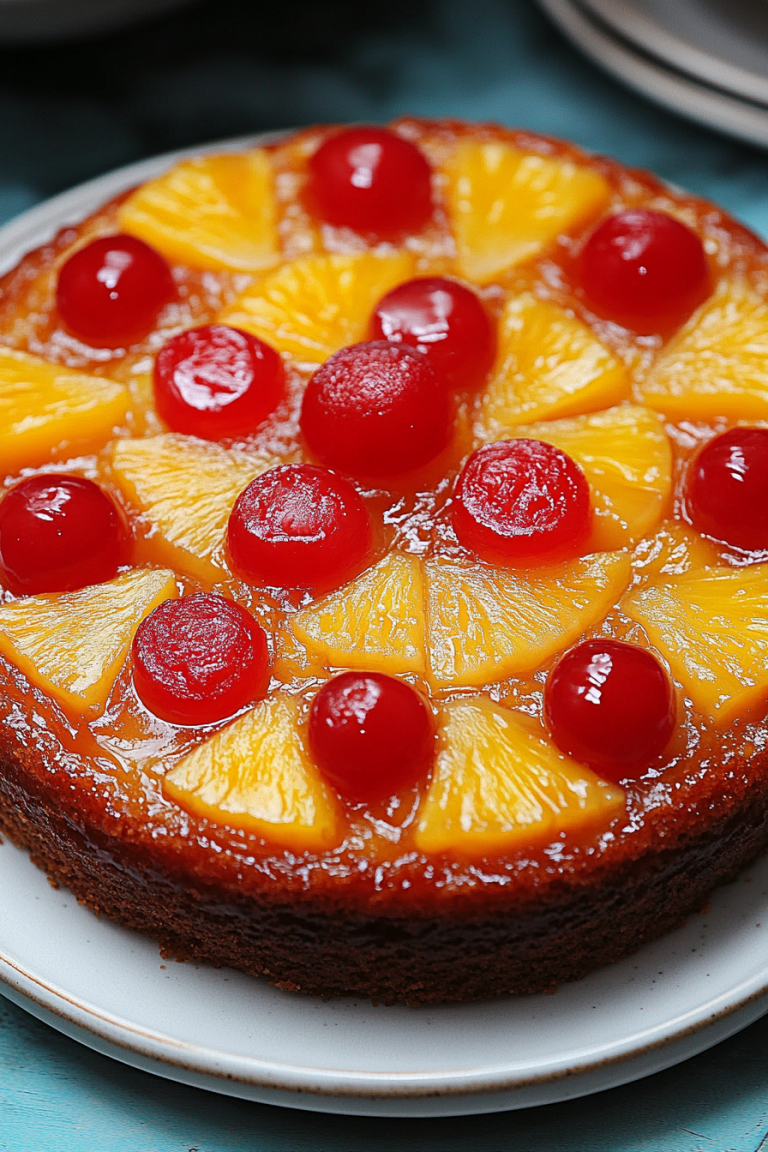 Pineapple Upside-Down Cake Recipe