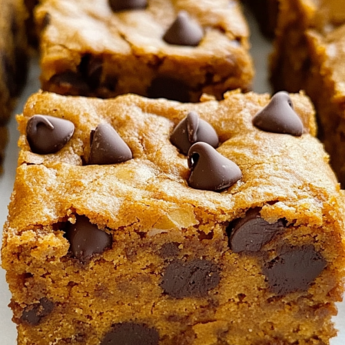 Pumpkin Chocolate Chip Bars