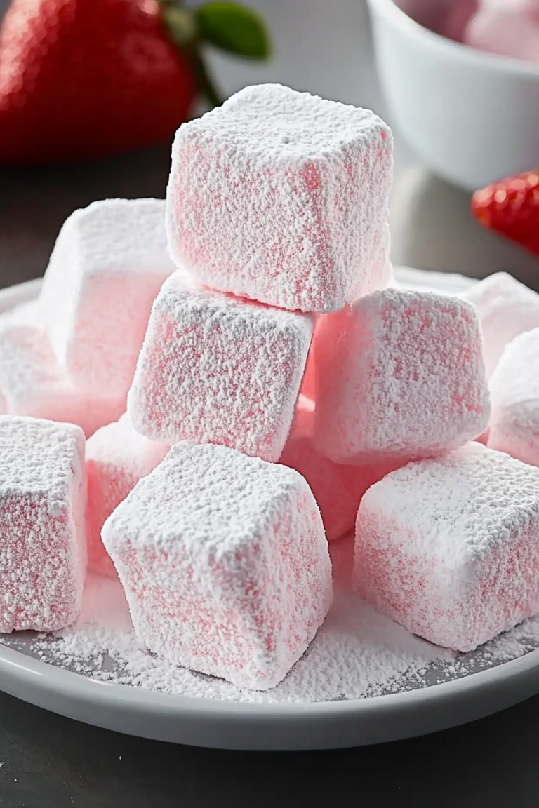 Strawberry Marshmallows