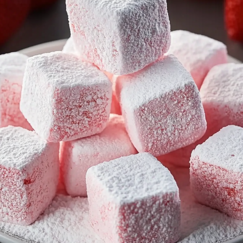 Strawberry Marshmallows