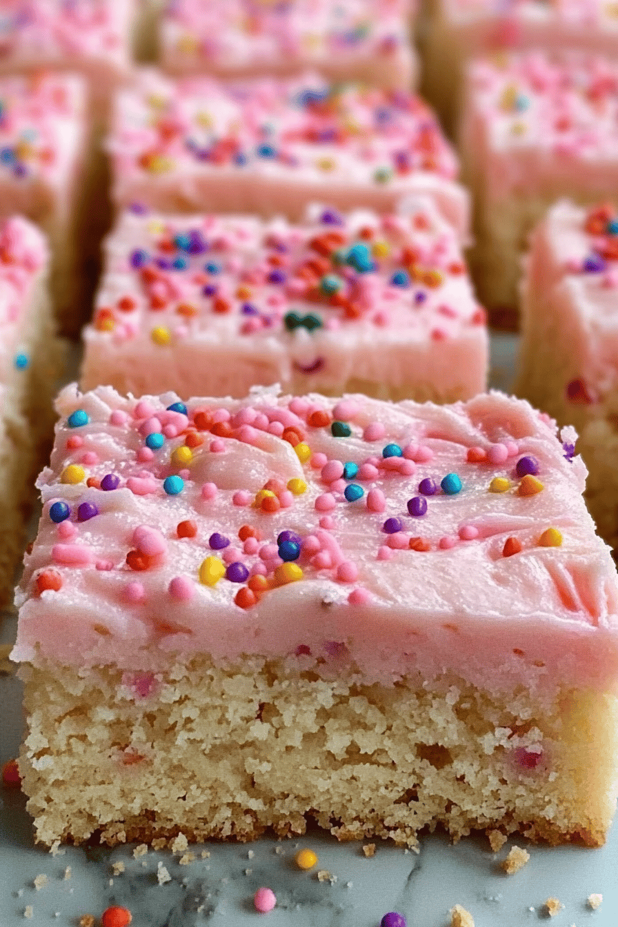 Sugar Cookie Bars ingredients organized and measured on kitchen counter