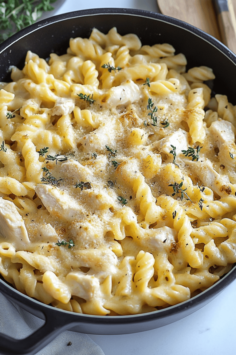White Cheddar Chicken Pasta
