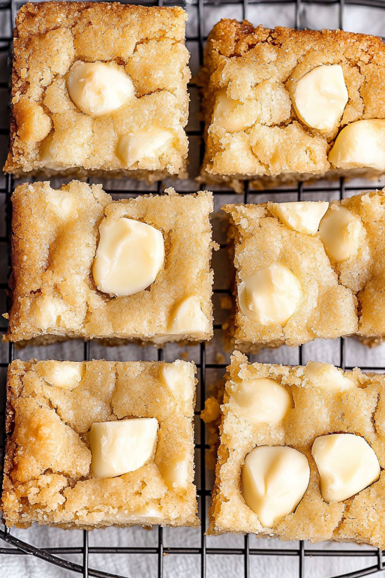 White Chocolate Macadamia Cookie Bars