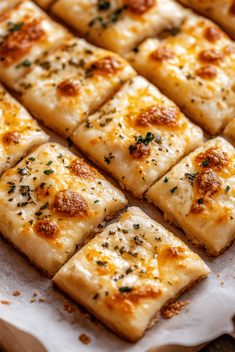 cheesy garlic breadsticks