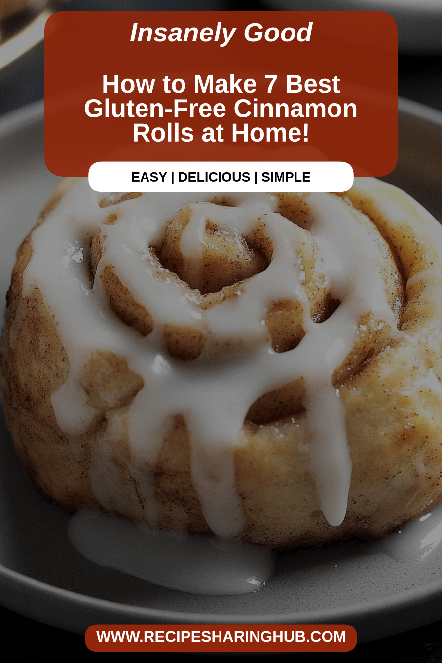 gluten-free cinnamon rolls final dish beautifully presented and ready to serve