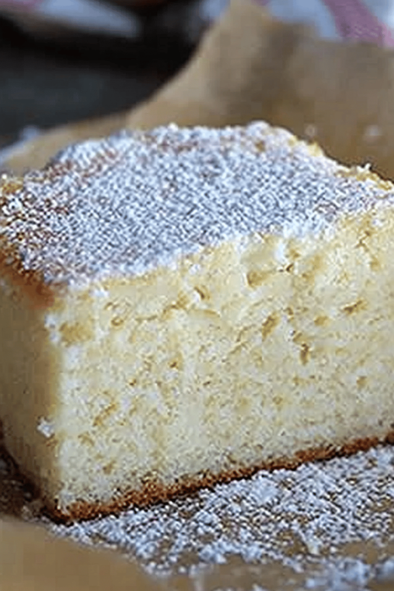 gluten-free custard cake