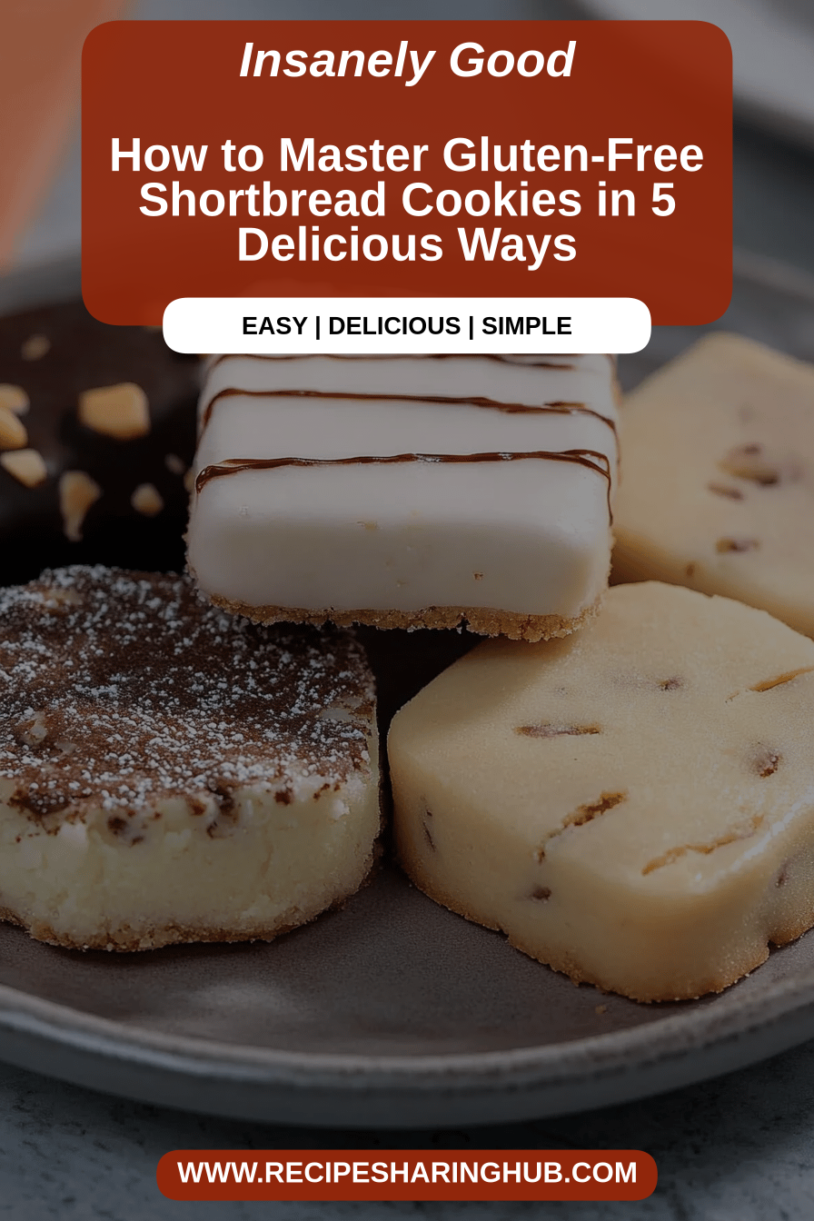 gluten-free shortbread cookies final dish beautifully presented and ready to serve