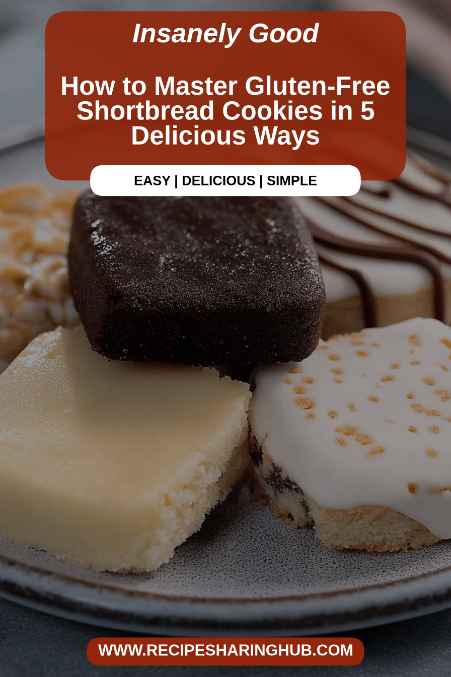 gluten-free shortbread cookies final dish beautifully presented and ready to serve