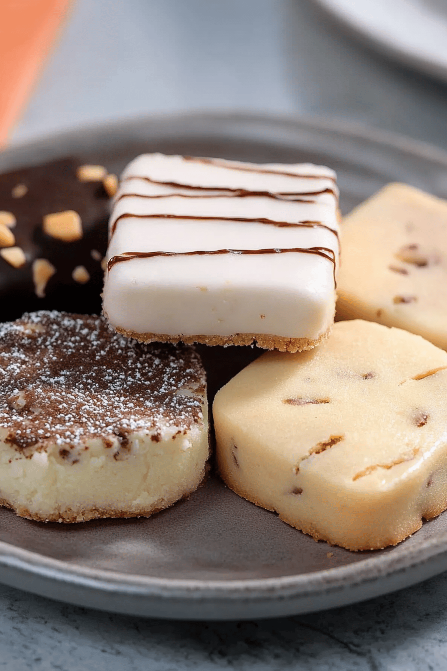 gluten-free shortbread cookies ingredients organized and measured on kitchen counter
