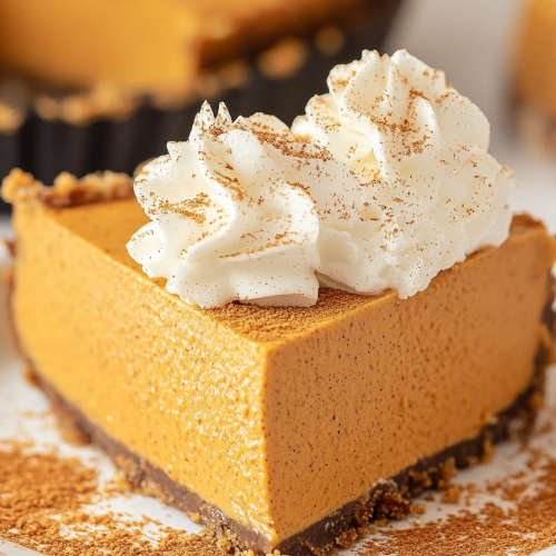 no-bake pumpkin pie