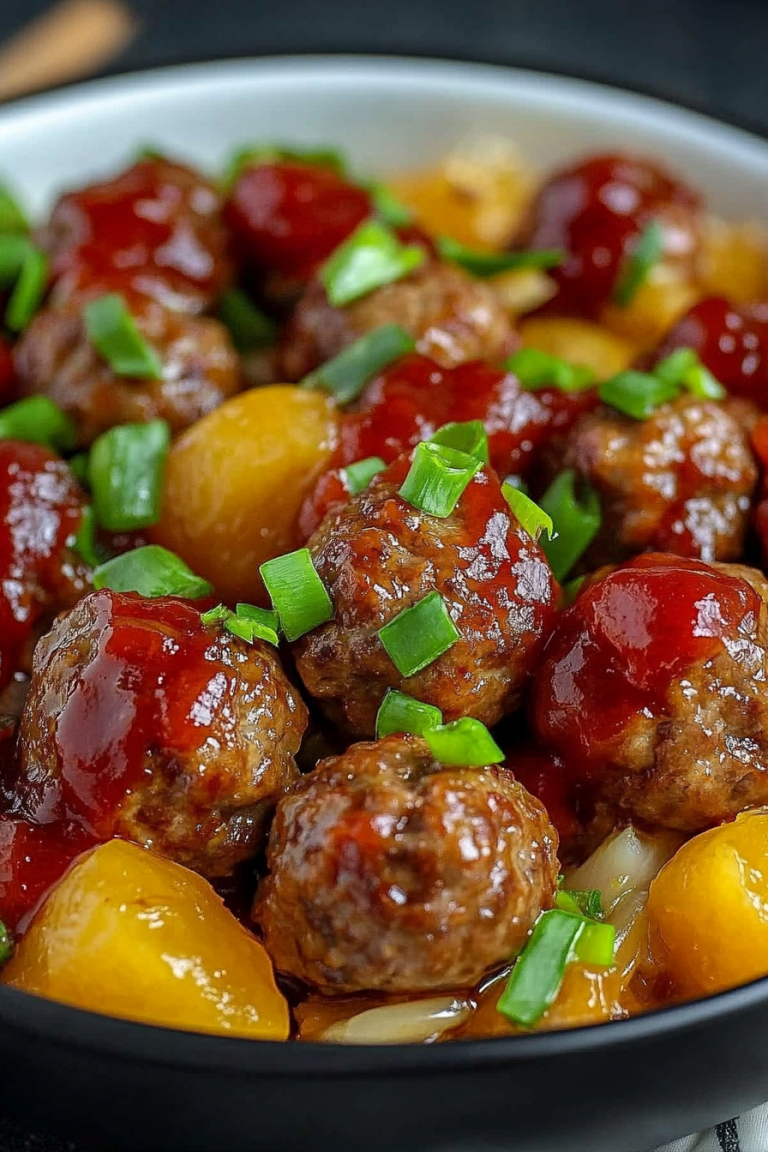 sweet and sour meatballs