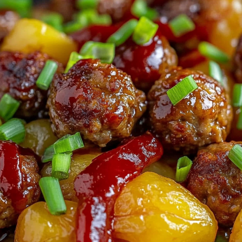 sweet and sour meatballs