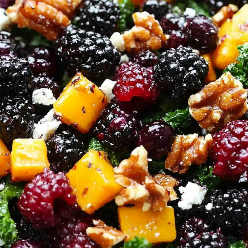Blackberry salad