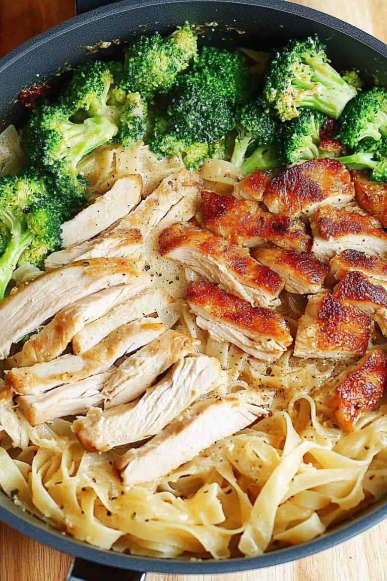 Broccoli chicken pasta