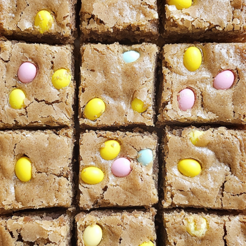 Cadbury Mini Egg Blondies