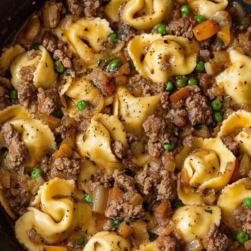 French Onion Beef Tortellini