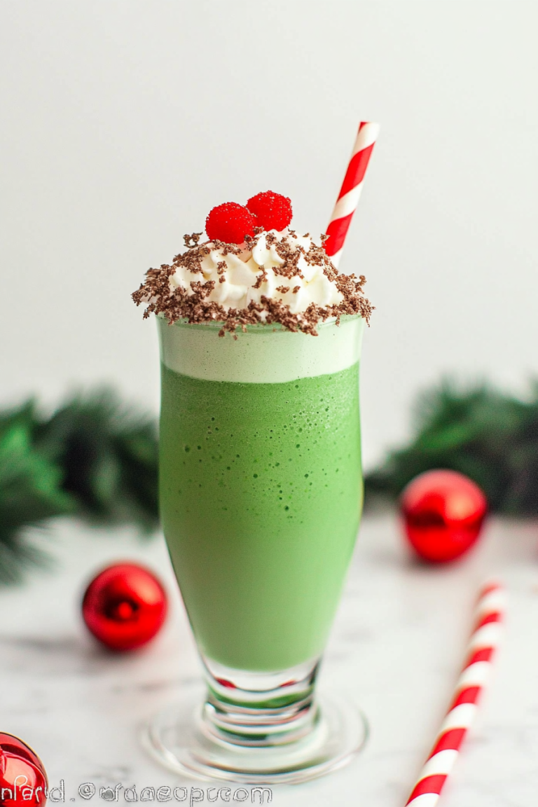 Grinch Milkshake Recipe