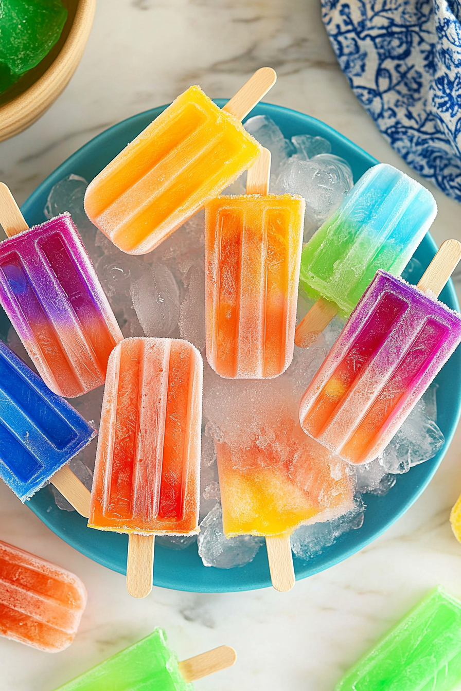 Jello popsicles