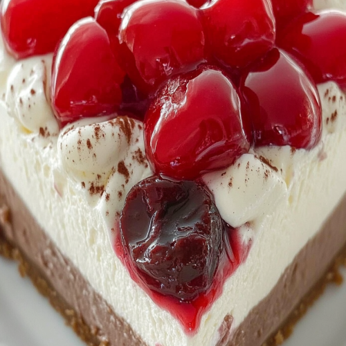 No-Bake Black Forest Cheesecake