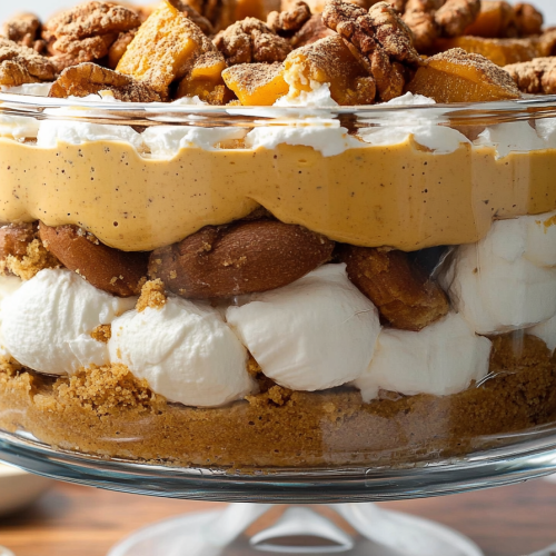 Pumpkin trifle