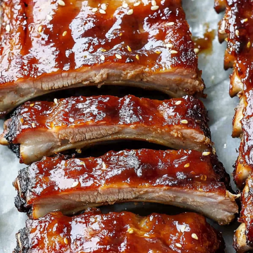 Sesame Garlic Ribs