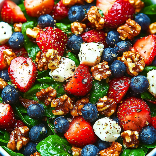 Strawberry Spinach Salad