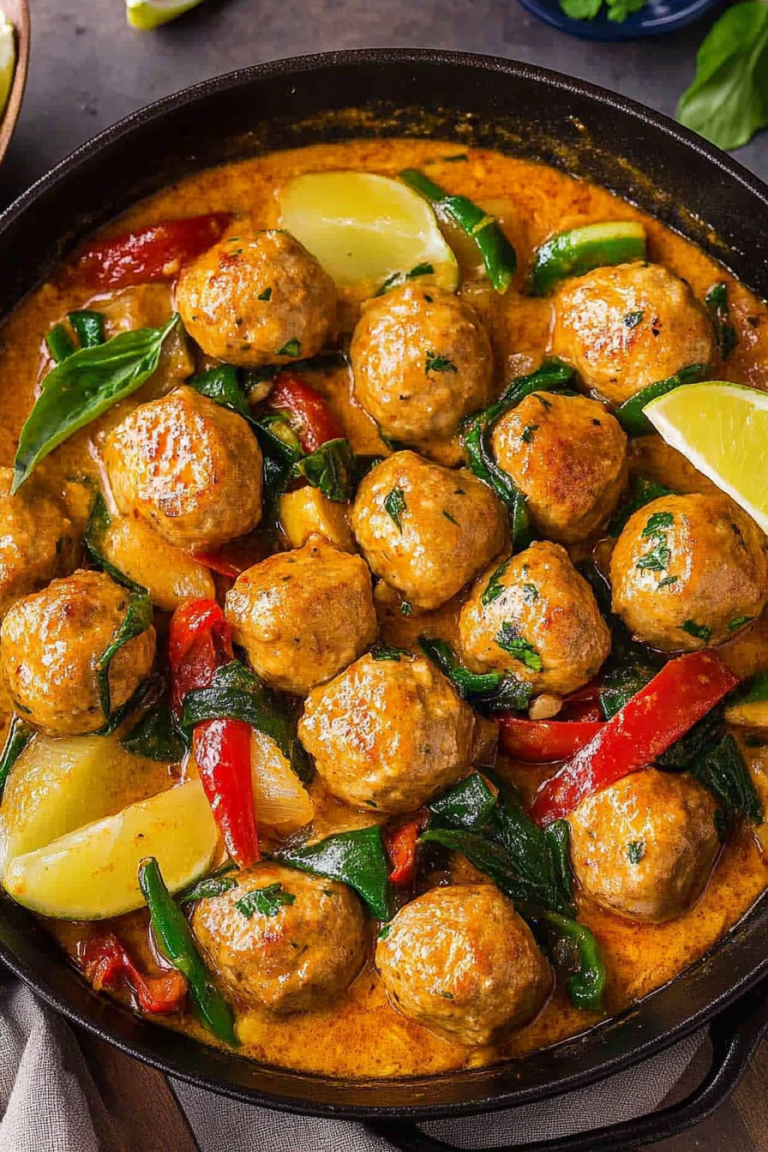 Thai Chicken Meatballs