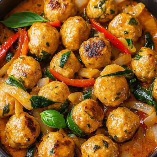 Thai Chicken Meatballs