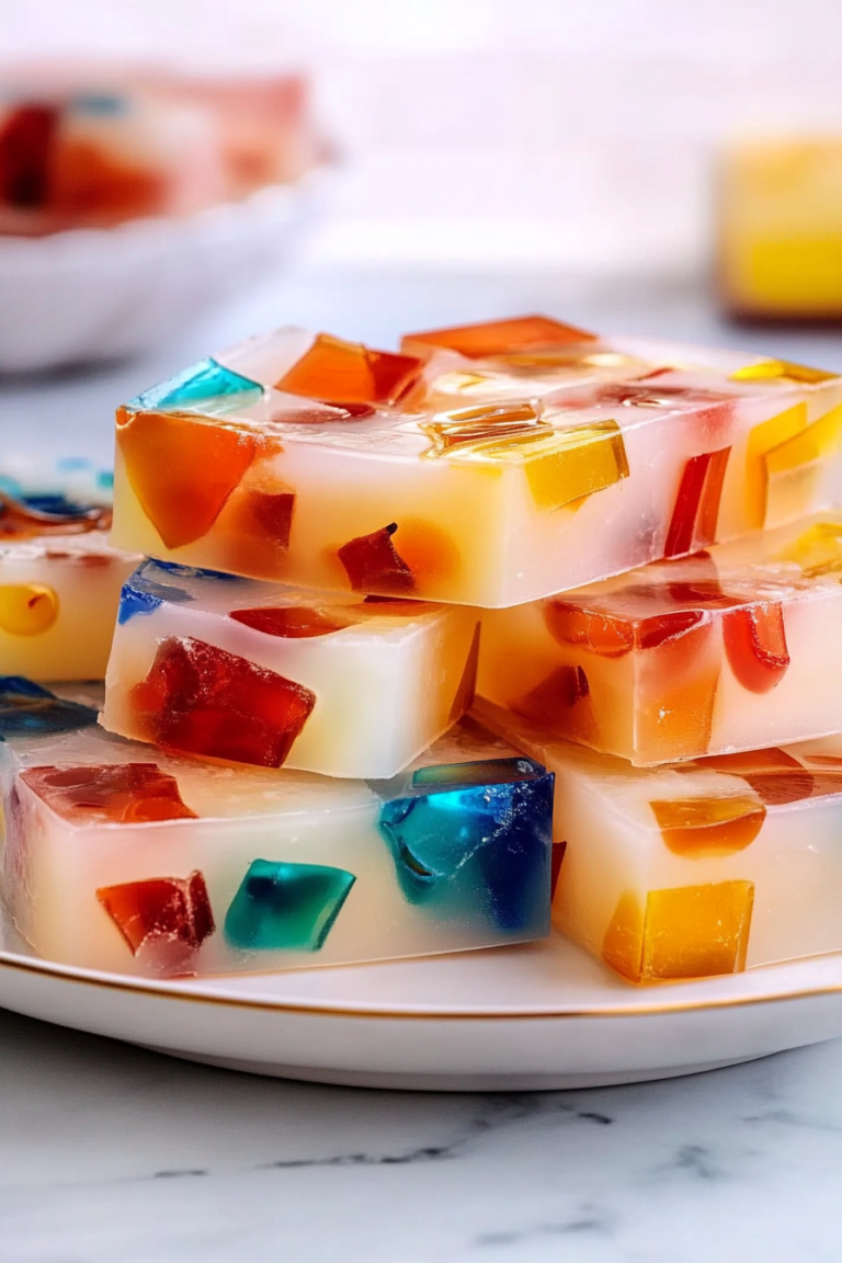 broken glass jello