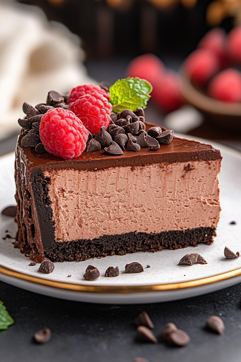 chocolate cheesecake