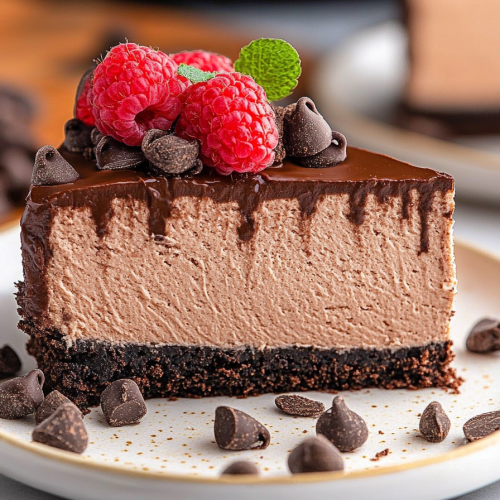 chocolate cheesecake