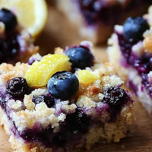 lemon blueberry bars